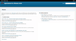 Desktop Screenshot of opensource.xhaus.com