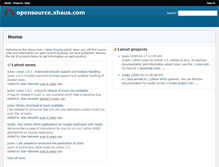 Tablet Screenshot of opensource.xhaus.com